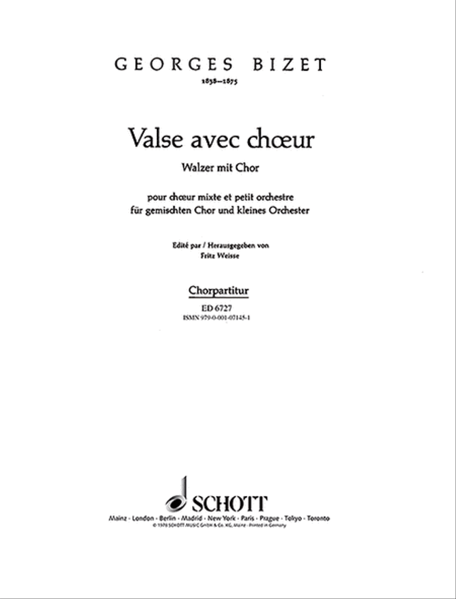Valse avec choeur TB scores gallery preview page 1