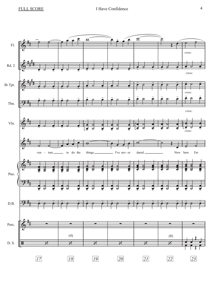 I Have Confidence Large Ensemble scores gallery preview page 6