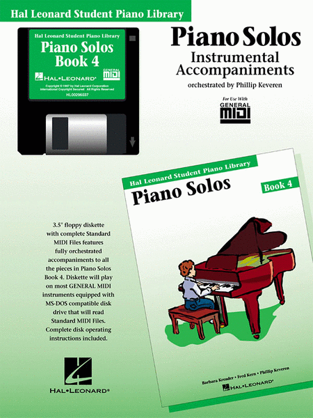 Piano Solos Book 4 - GM Disk