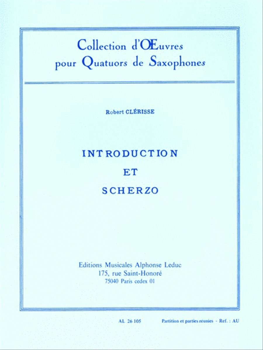 Introduction Et Scherzo