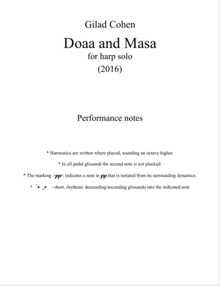 Doaa and Masa Harp scores gallery preview page 2