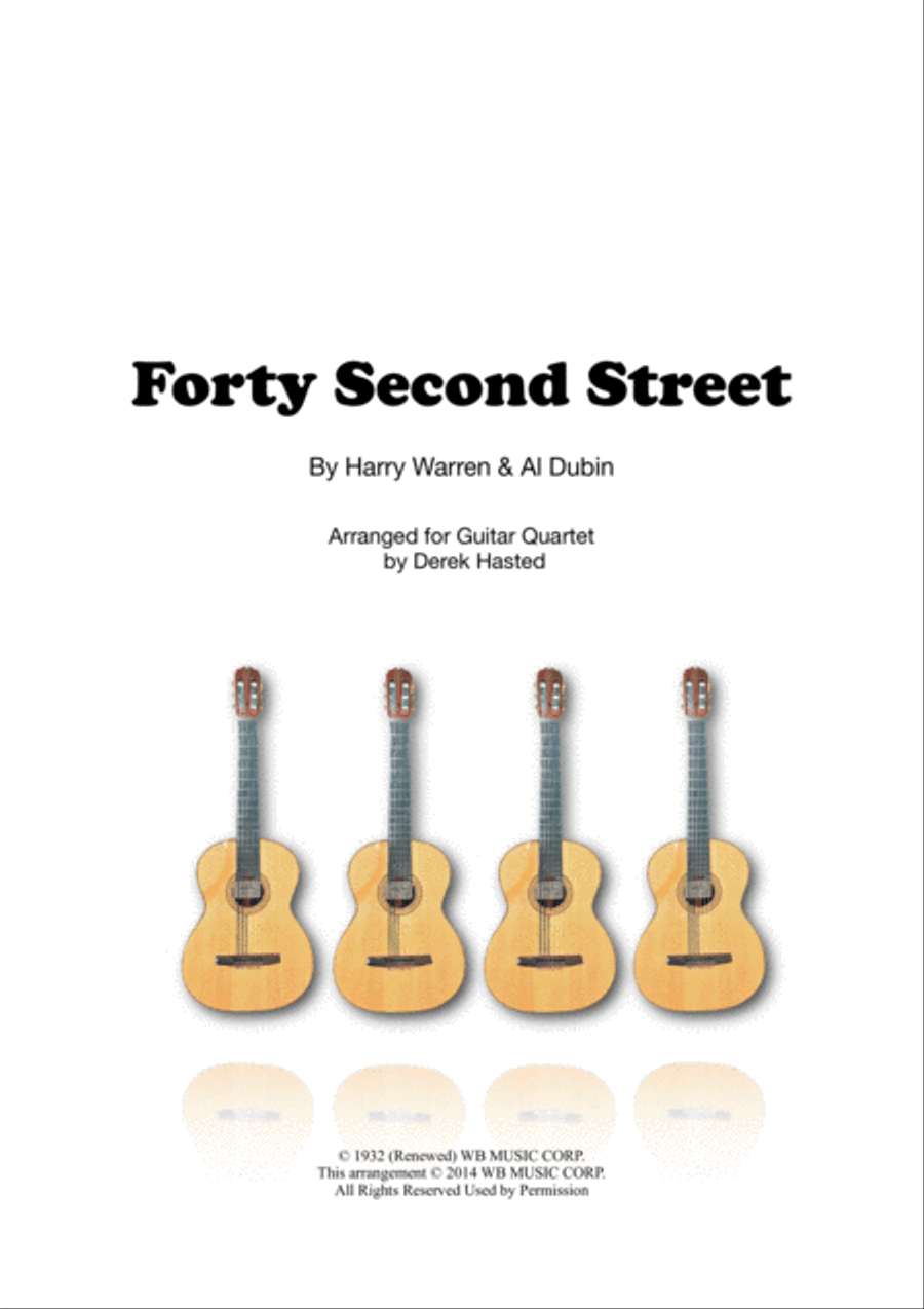 Forty-second Street Guitar Ensemble scores gallery preview page 1
