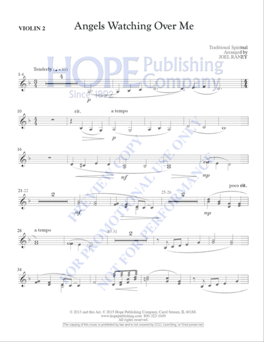 Angels Watching Over Me Angels Watching Over Me 4-Part scores gallery preview page 19