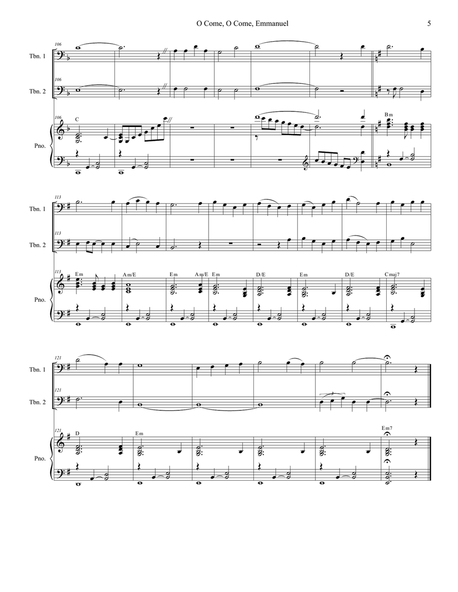 O Come, O Come, Emmanuel (with 