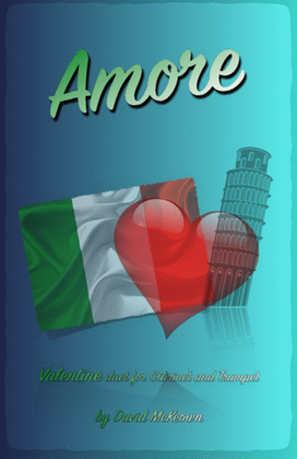 Book cover for Amore, (Italian for Love), Clarinet and Trumpet Duet