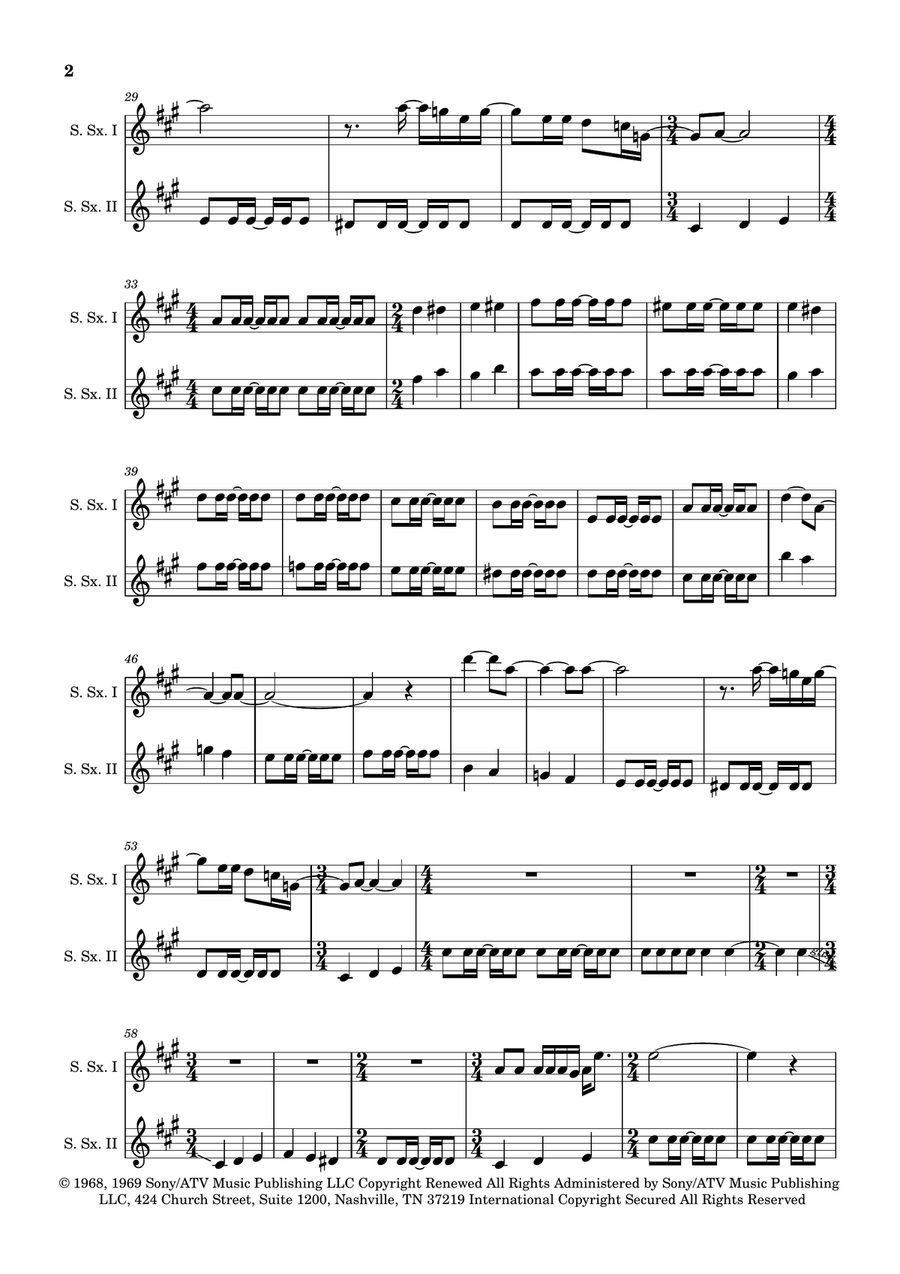 Blackbird Woodwind Duet scores gallery preview page 2