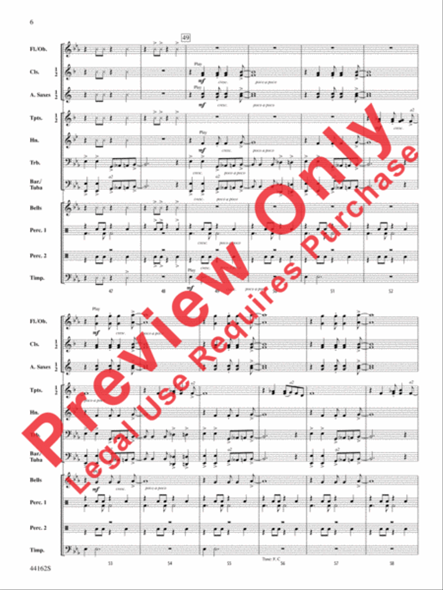 O Happy Day O Happy Day Concert Band scores gallery preview page 7