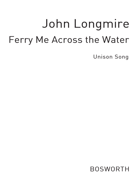 Longmire Ferry Me Across Water Vp