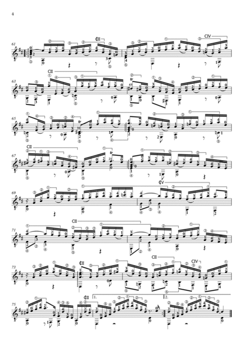 CELLO SUITE I (BWV 1007) - J.S.BACH - FOR GUITAR SOLO image number null