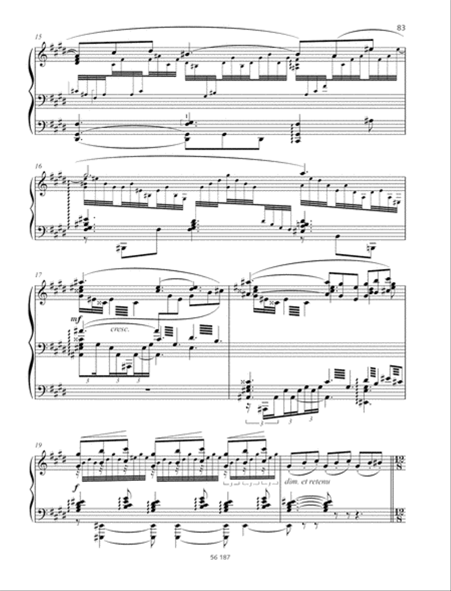 Prélude à l'après-midi d'un faune Piano Solo scores gallery preview page 3