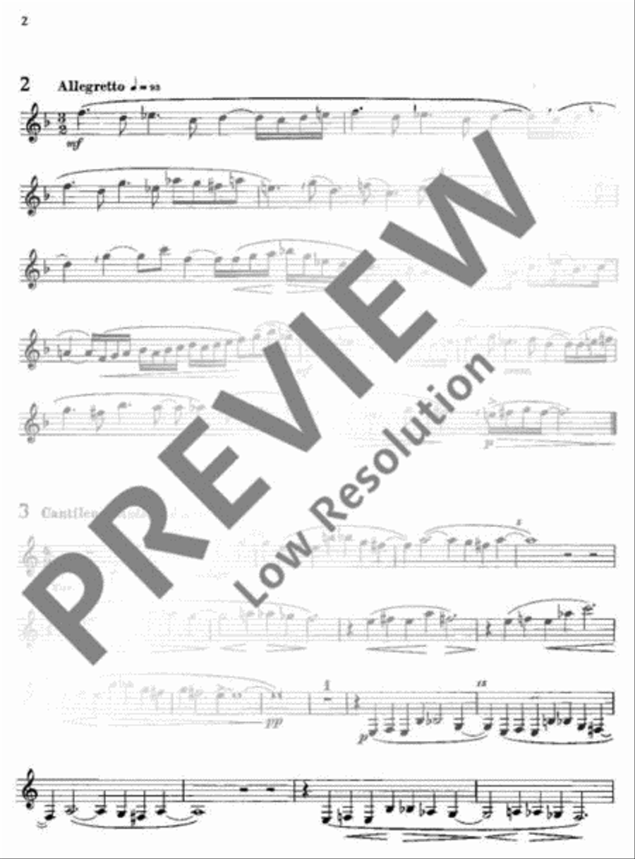Sonatina giocosa Clarinet Solo scores gallery preview page 10