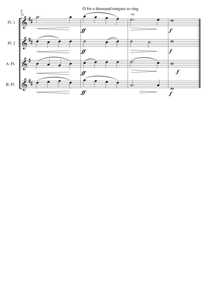 7 Songs of Glory for Flute quartet (2 C flutes, alto flute, bass flute) image number null