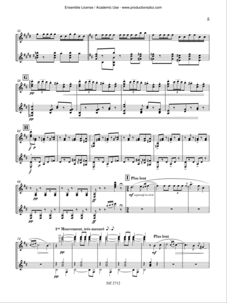 Alborada del gracioso Classical Guitar scores gallery preview page 5