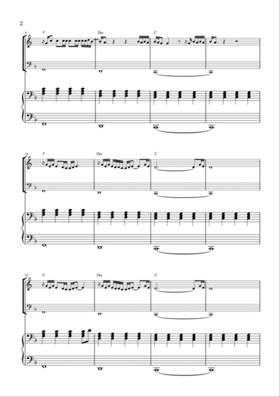 Sign Of The Times Brass Duet scores gallery preview page 2