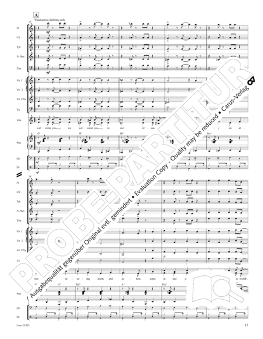 Circus Allegro Choir scores gallery preview page 14