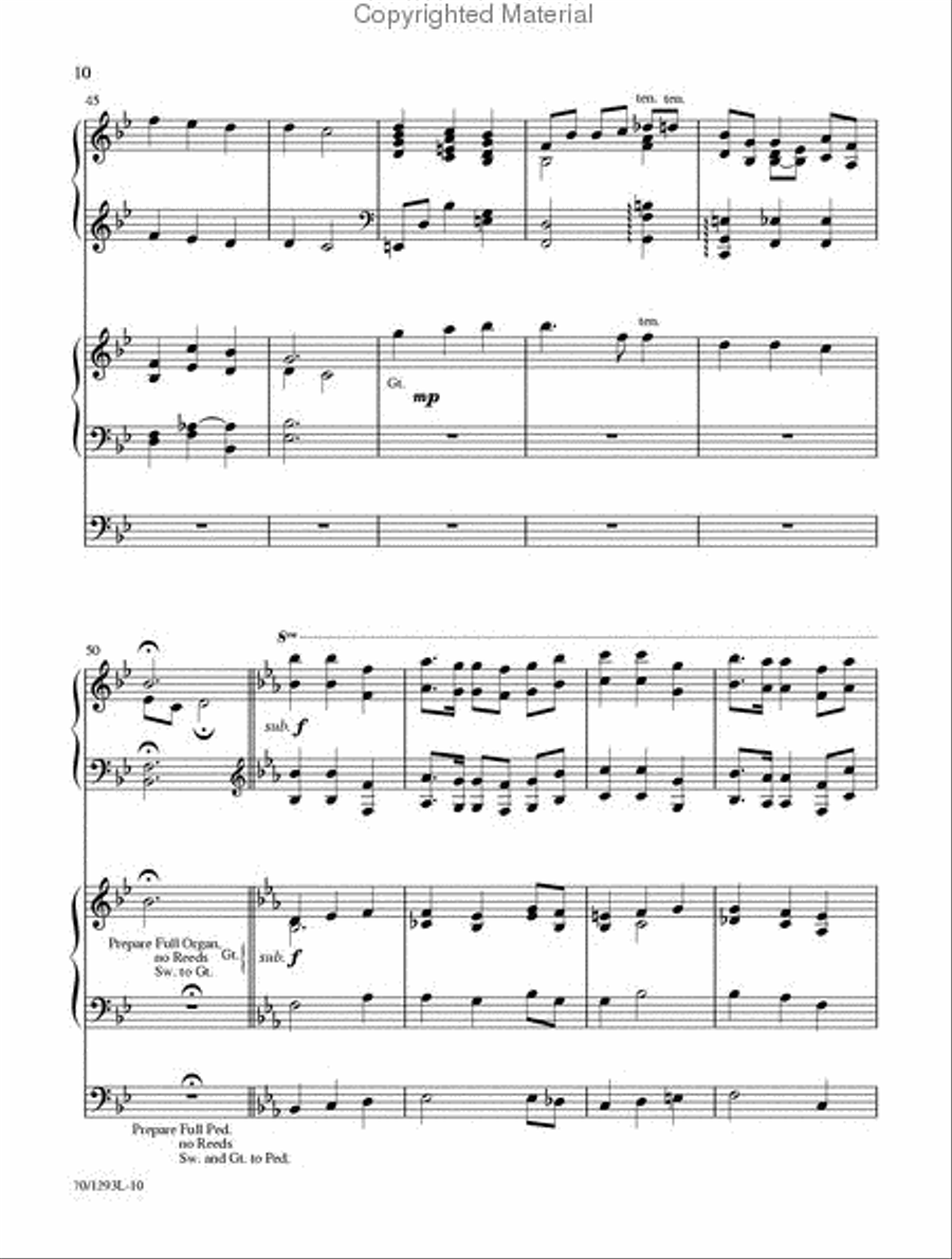 Gather Twogether Organ scores gallery preview page 9