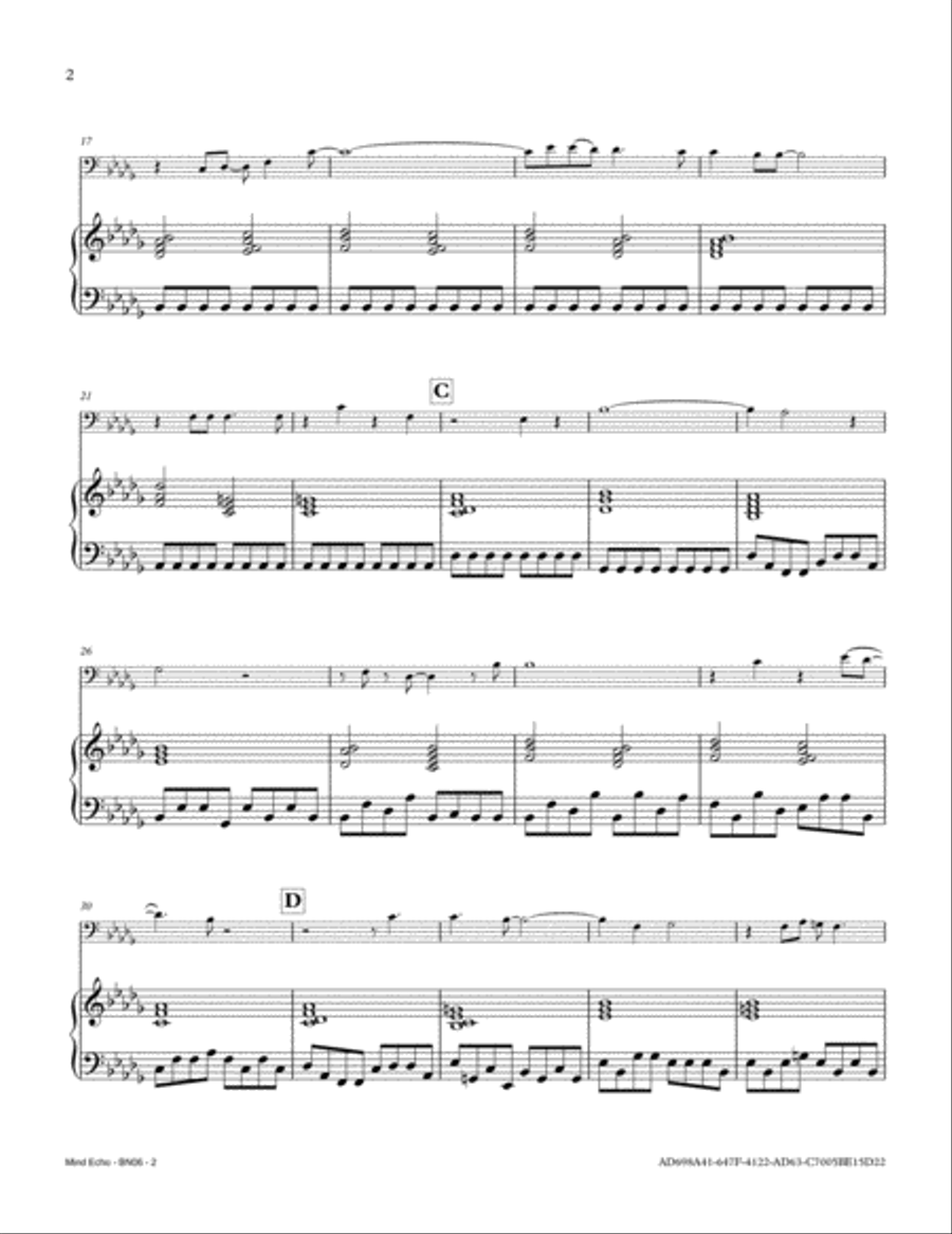 Mind Echo Bassoon scores gallery preview page 2