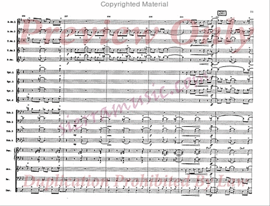 Keystone Shuffle Big Band scores gallery preview page 32