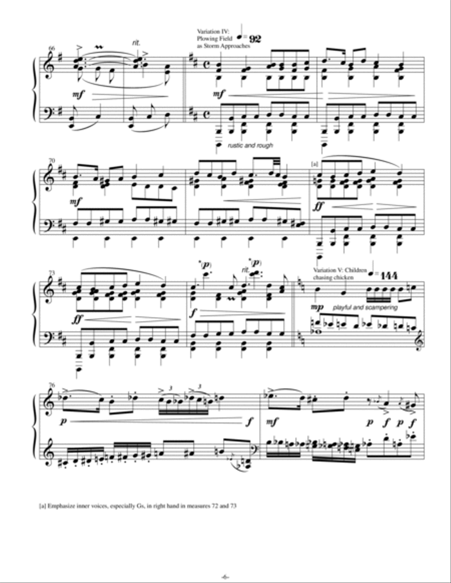 Lesotho Variations for Solo Piano - Opus 1 image number null