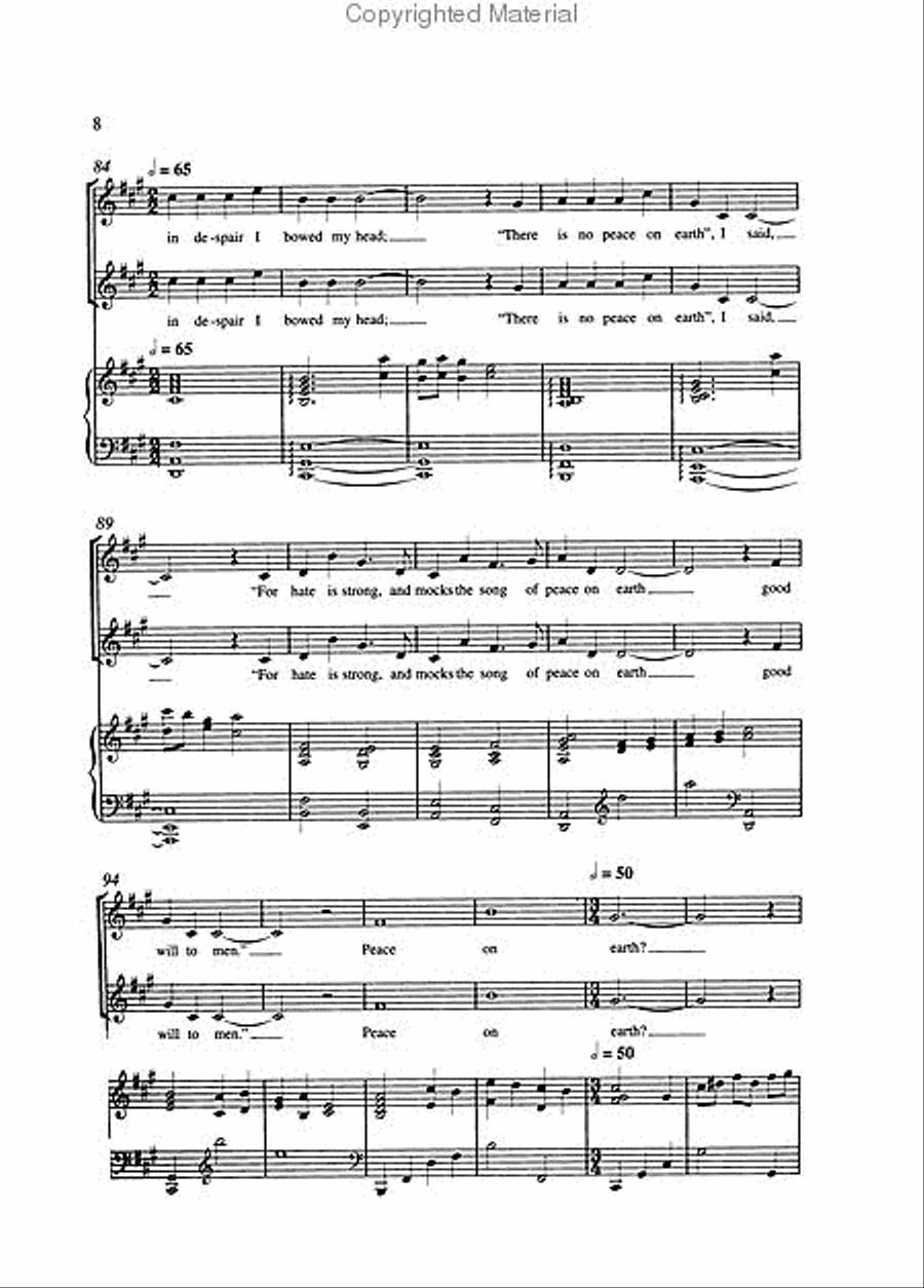 Bells of Christmastide Choir scores gallery preview page 3