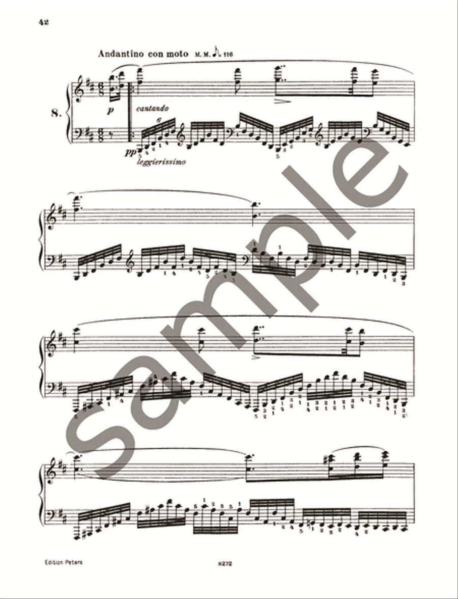 Studies for the Left Hand Op. 399 for Piano Piano Method scores gallery preview page 4