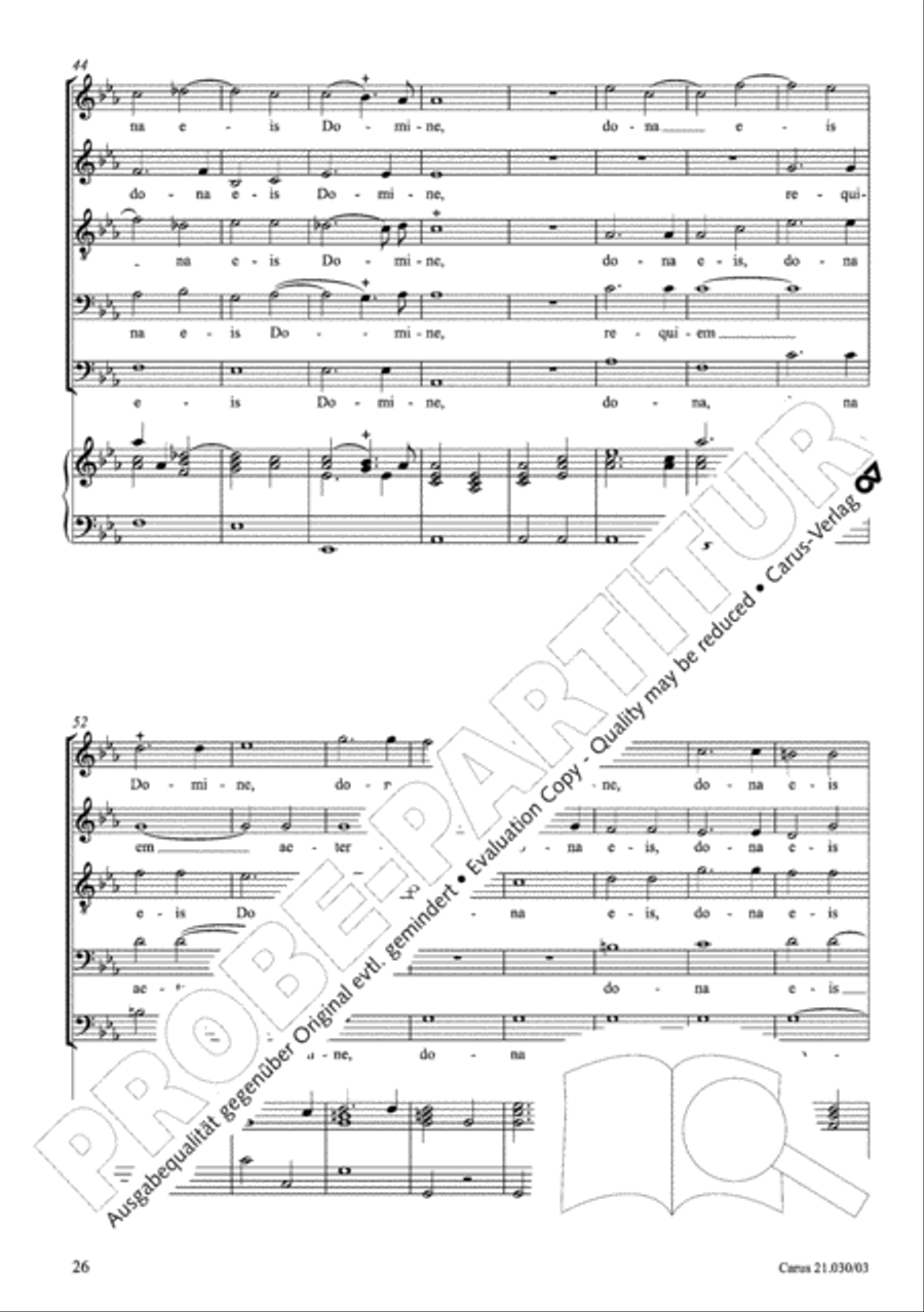 De profundis Men's Choir scores gallery preview page 27