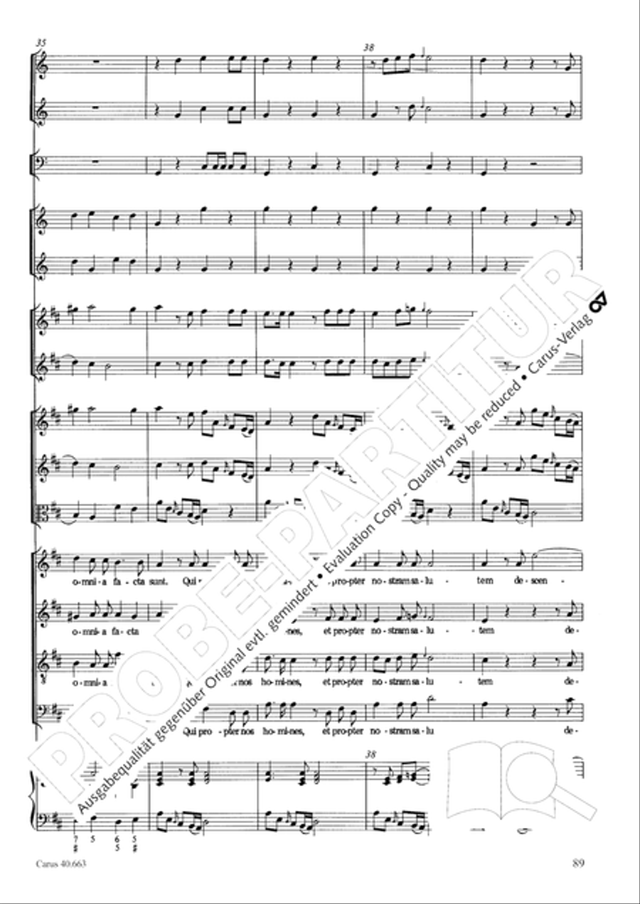 Mass in D minor (Missa in d) ATB scores gallery preview page 105