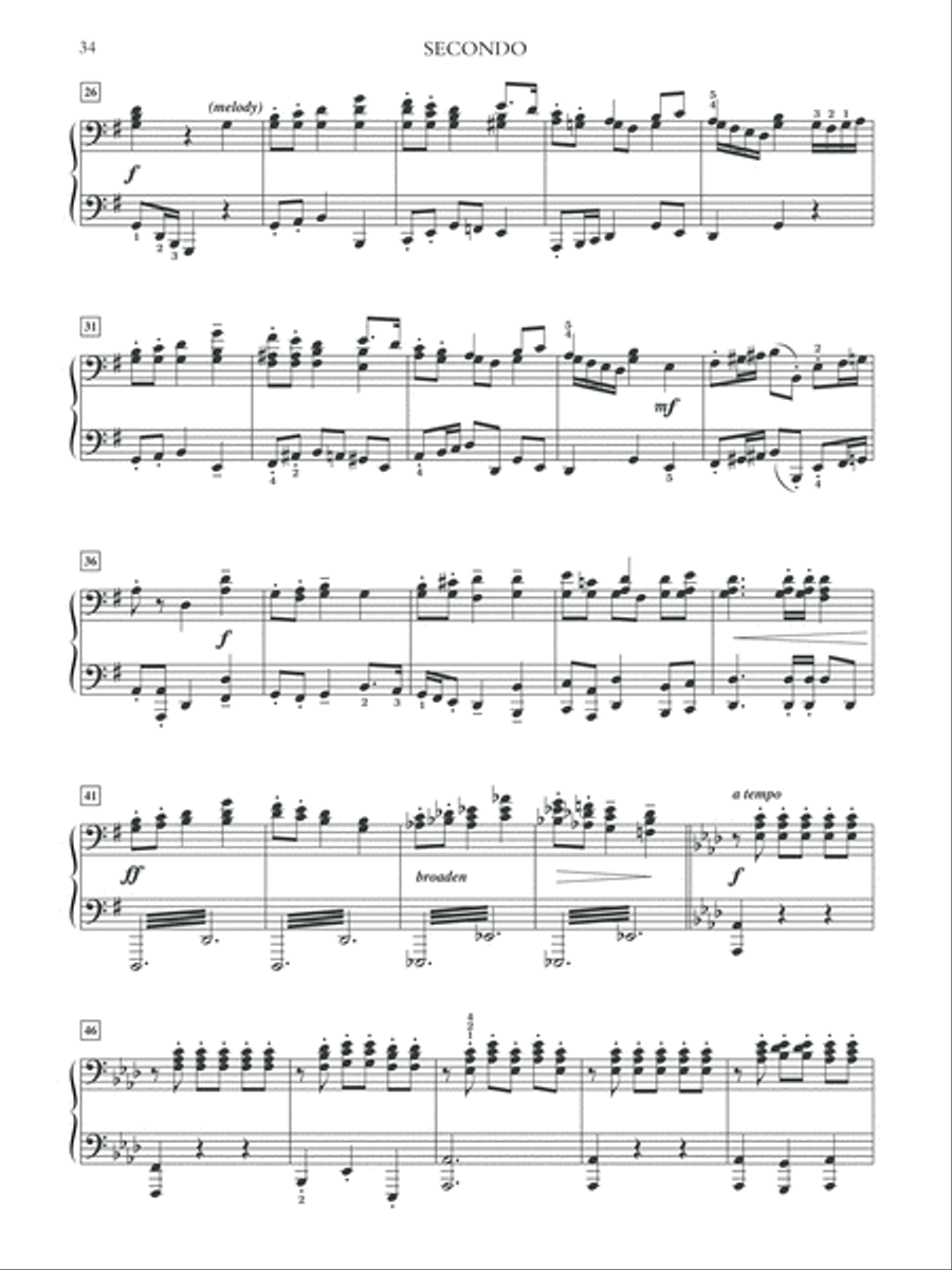 Four Hands in Praise Small Ensemble scores gallery preview page 6