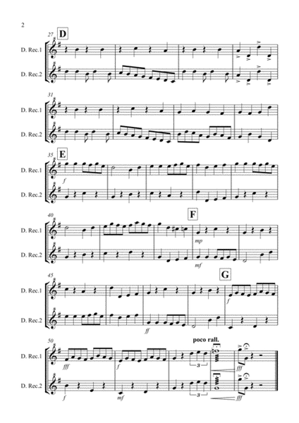 Tea Cup Jig! for Descant Recorder Duet image number null