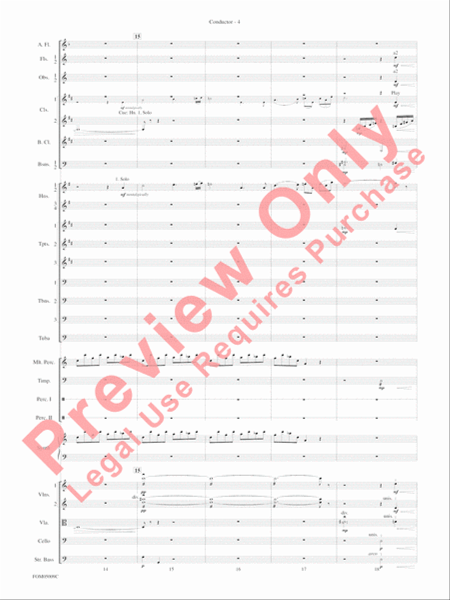 Concert Suite from Star Wars: Episode III Revenge of the Sith Full Orchestra scores gallery preview page 7