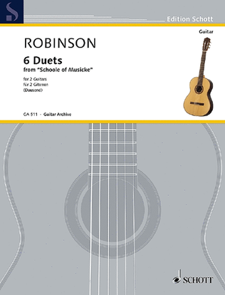 Robinson Six Duets 2gtrs