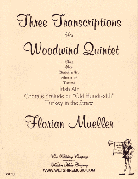 Three Transcriptions for Woodwind Quintet