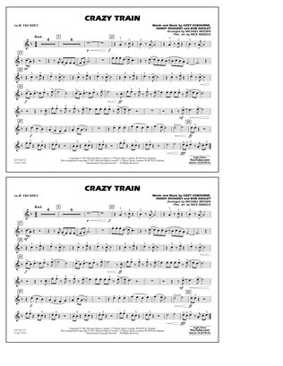 Crazy Train - 1st Bb Trumpet