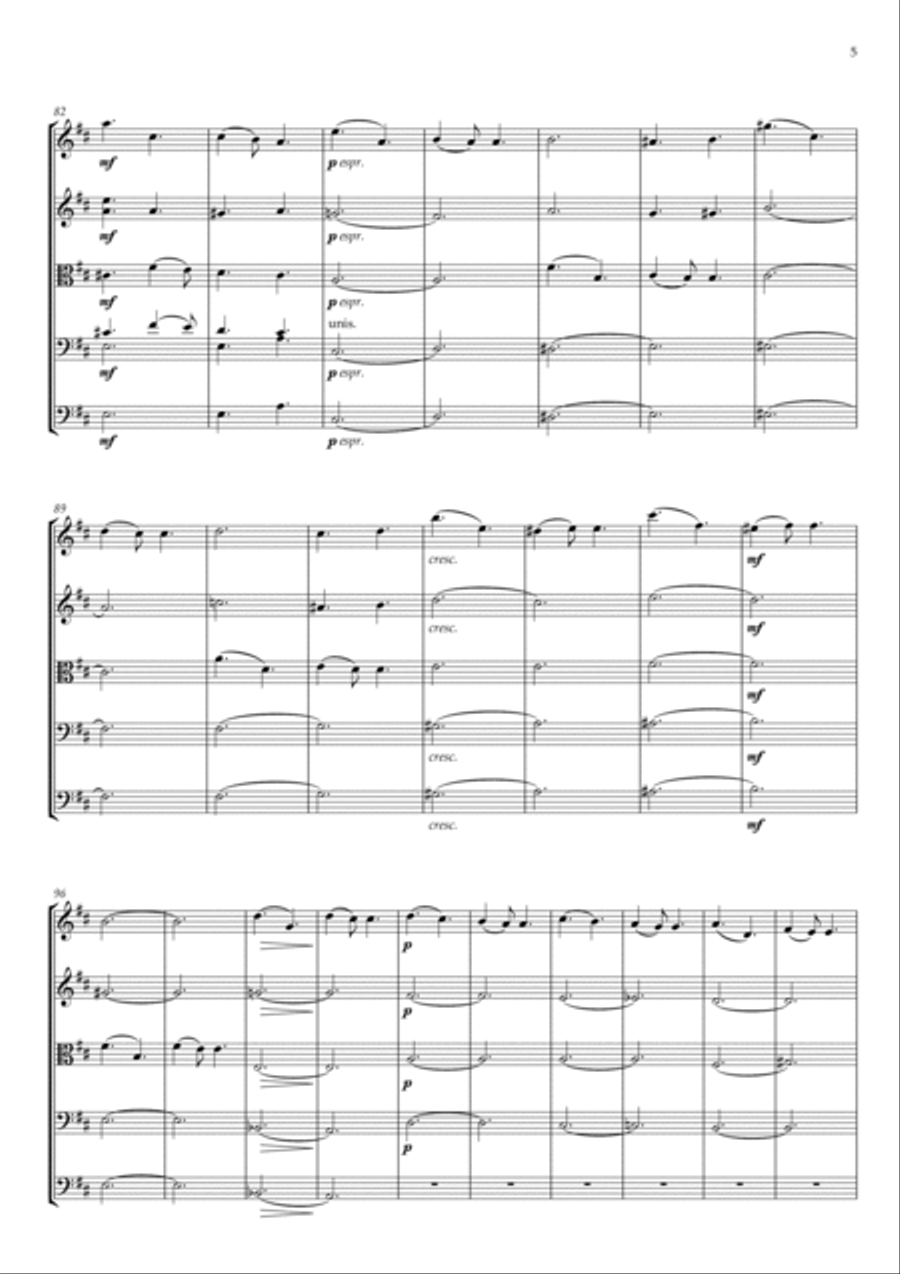 August: The Harvest String Orchestra scores gallery preview page 5