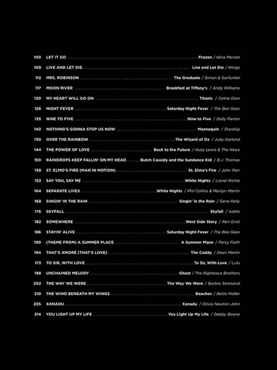 First 50 Movie Songs You Should Play on the Piano Easy Piano scores gallery preview page 3