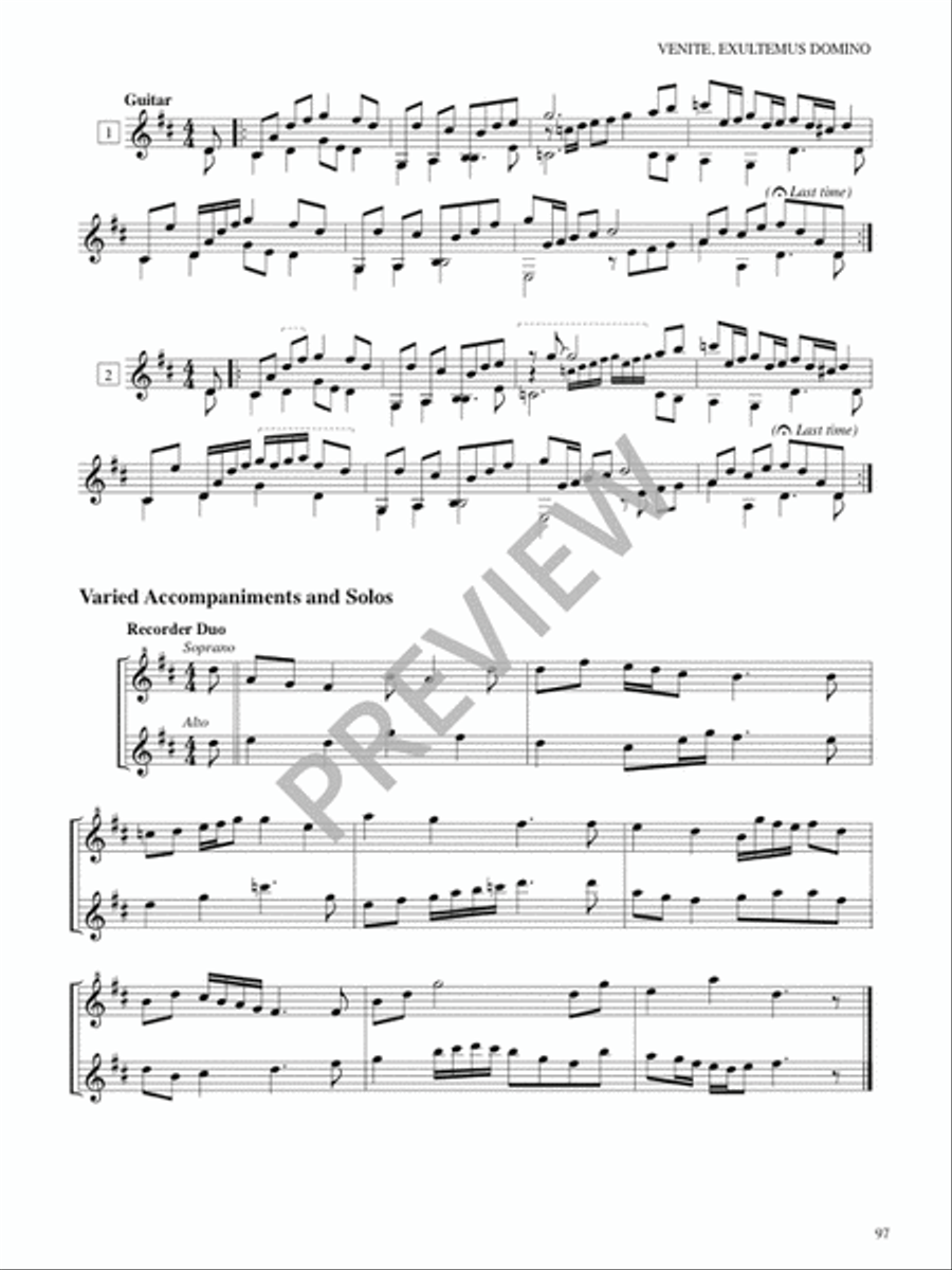 Christe Lux mundi - Instrument edition Guitar scores gallery preview page 99