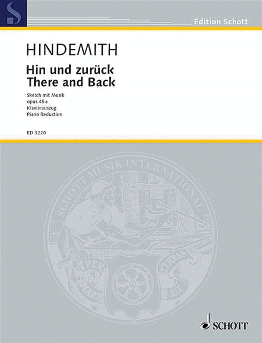 Hin und Zurück (There & Back) by Paul Hindemith Voice - Sheet Music