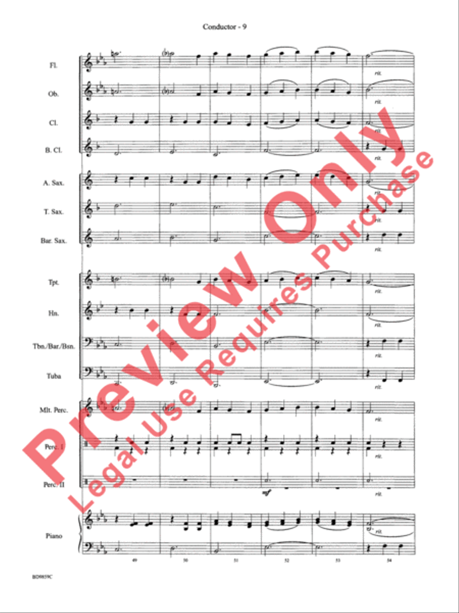 Classic Bits & Pieces (based on Favorite Classic Themes) Concert Band scores gallery preview page 11