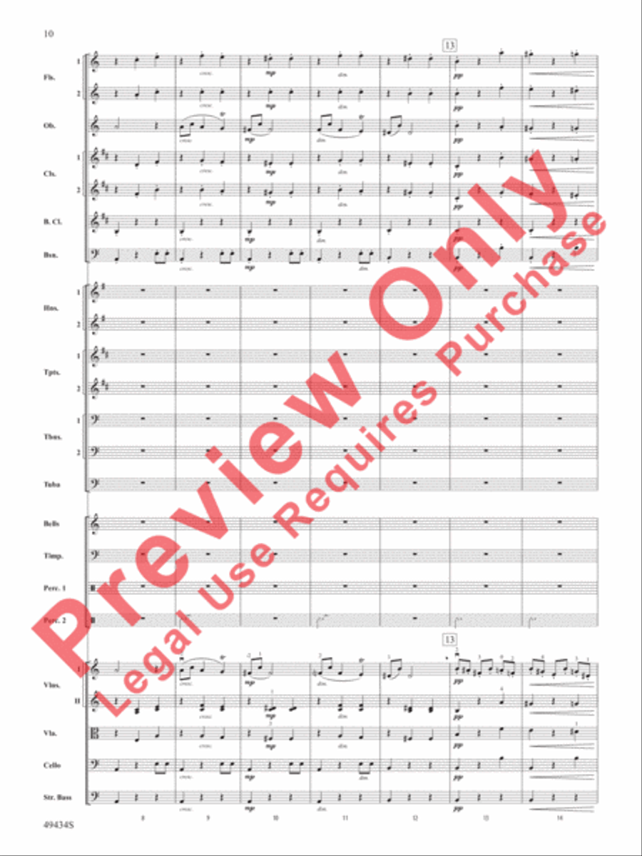 Peer Gynt Suite No.1, Op. 46 Full Orchestra scores gallery preview page 11