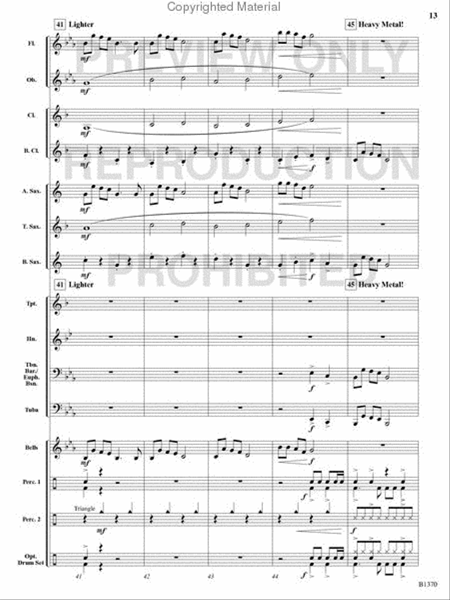 Jingle Bells Remixed Concert Band scores gallery preview page 12