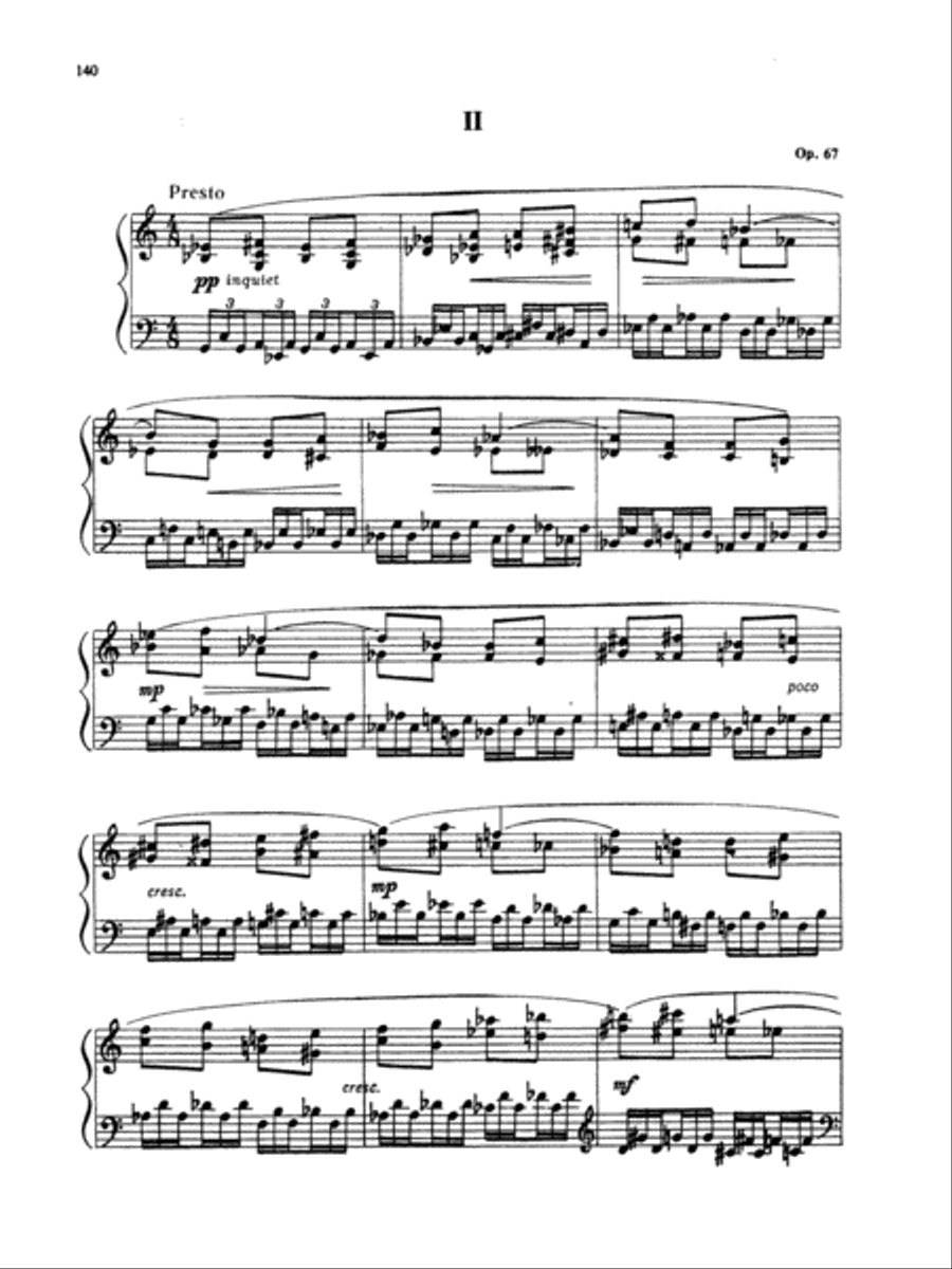 Scriabin: Preludes Piano Solo scores gallery preview page 1