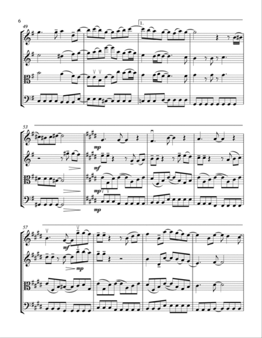 Torikago Torikago String Quartet scores gallery preview page 6
