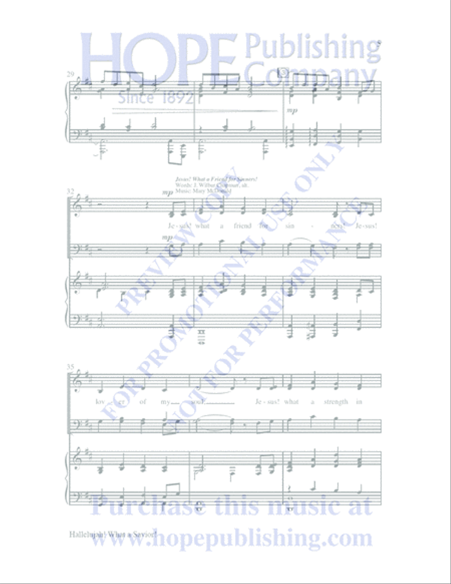 My Savior's Love My Savior's Love Listening CD scores gallery preview page 7