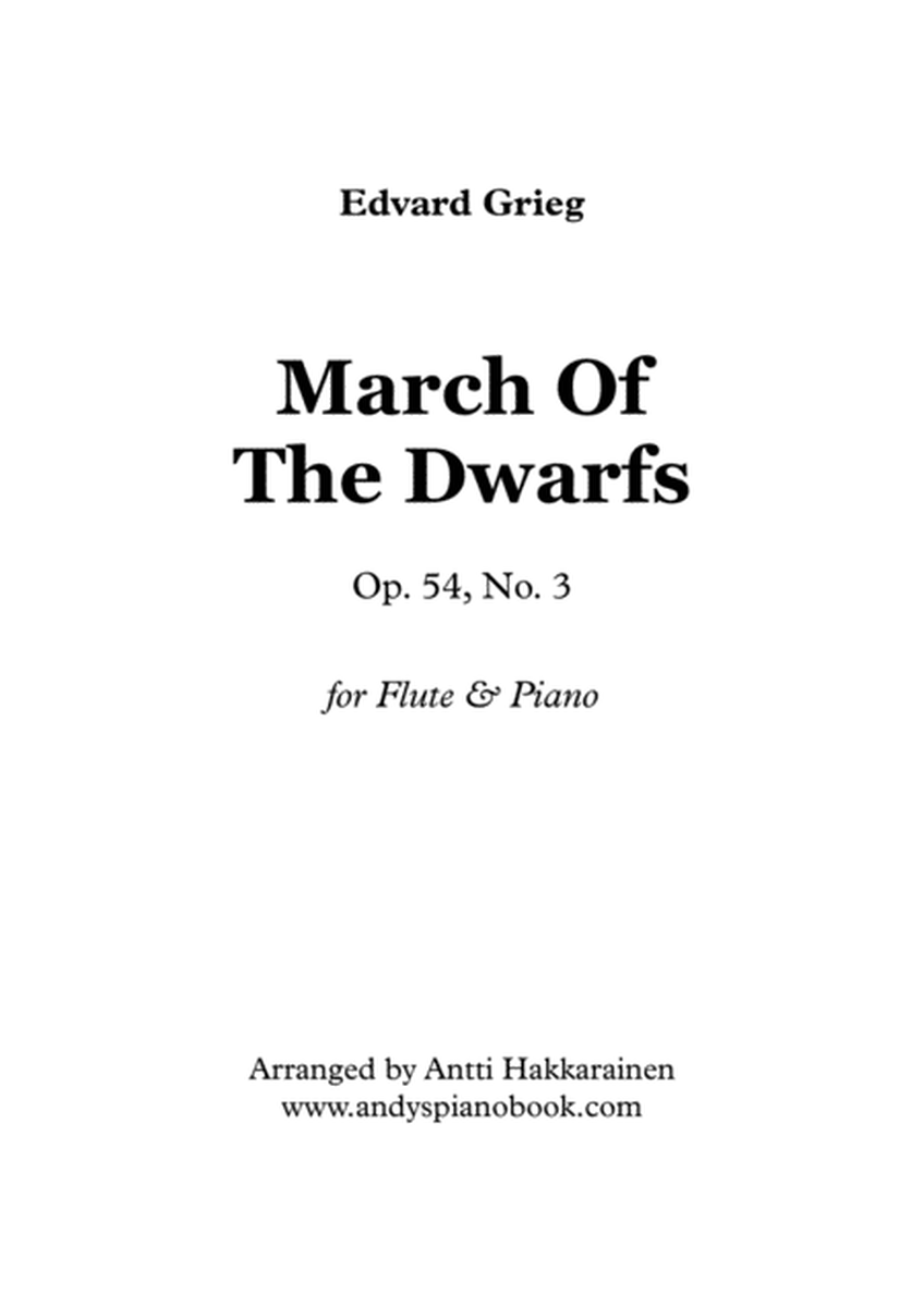 March Of The Dwarfs Op. 54, No. 3 - Flute & Piano