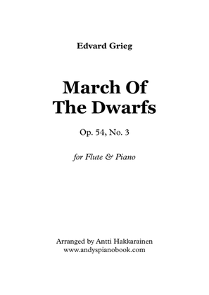 Book cover for March Of The Dwarfs Op. 54, No. 3 - Flute & Piano
