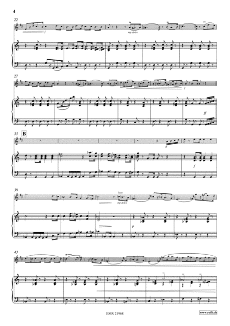 Grande Marche Tenor Saxophone scores gallery preview page 4