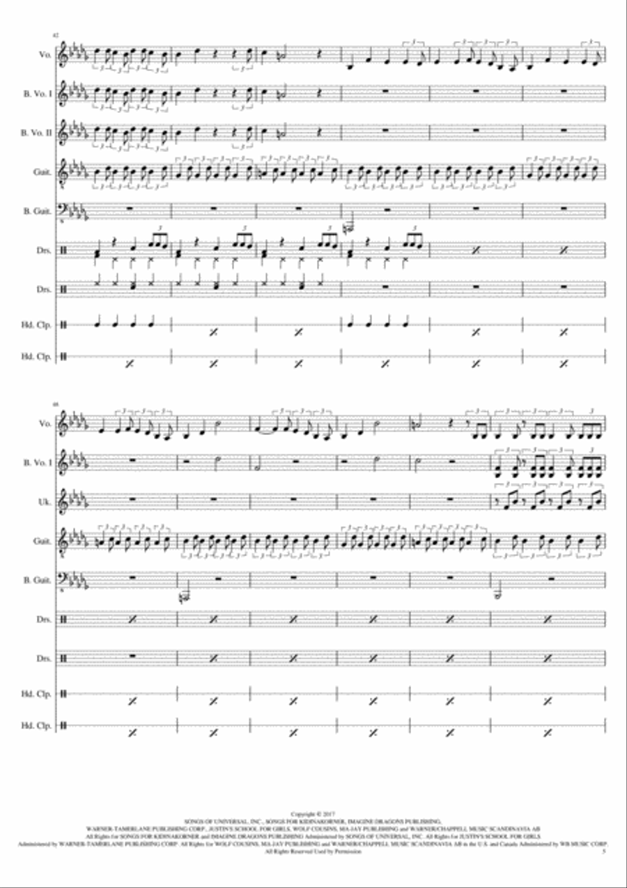 Believer Believer Small Ensemble scores gallery preview page 5