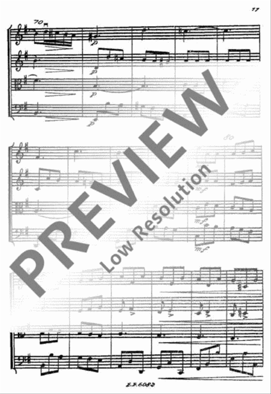 Sinfonia G major Orchestra scores gallery preview page 14