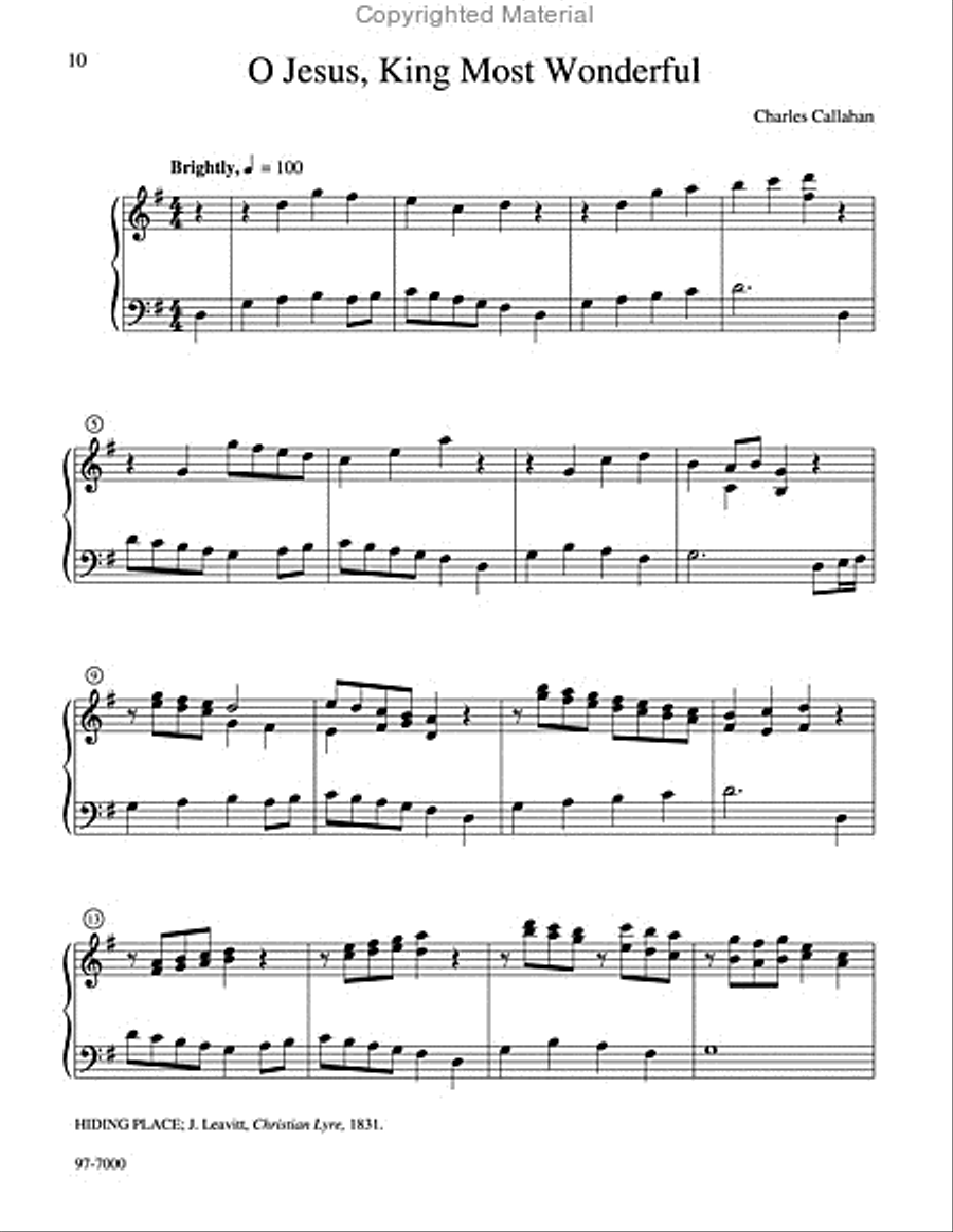 American Folk Hymn Suite, Set 2 Piano Solo scores gallery preview page 4