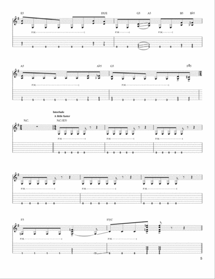My Apocalypse Acoustic Guitar scores gallery preview page 5
